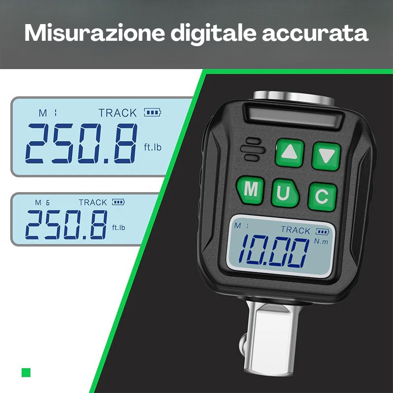 Adattatori per chiavi dinamometriche digitali