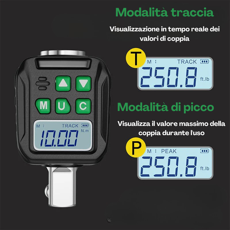Adattatori per chiavi dinamometriche digitali